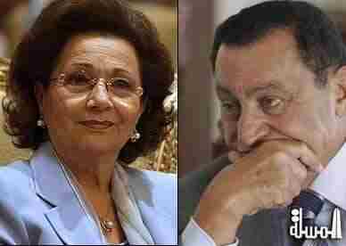 الكسب غير المشروع يقرر حبس مبارك 15 يوما و التحقيق مع سوزان صباح اليوم