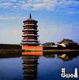 الصين تأمل بإدراج أقدم وأكبر برج خشبى فى العالم إلى قائمة التراث العالمى