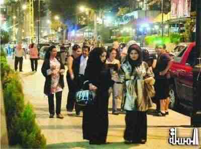السياح العراقيين يتوافدون على لبنان لعدم استقرار الاوضاع الامنية فى بعض الدول العربية