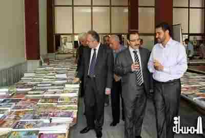 افتتاح معرض الكتاب الشامل بجامعة حلب