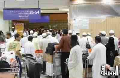 مطارات السعودية تستقبل أكثر من مليون وأربعمائة ألف حاج