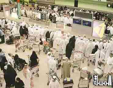 مغادرة مئة وثلاثين ألف حاج عبر مطارات السعودية حتى ظهر أمس