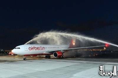 مطار أبوظبي يستقبل أولى رحلات «أير برلين»