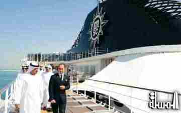 سياحة أبوظبى تروج لخدمات السفن السياحية من خلال مشاركتها فى معرض 