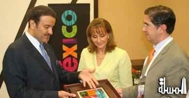 الامير سلطان بن سلمان يبحث سبل التعاون المشترك مع وزيرة السياحة المكسيكية