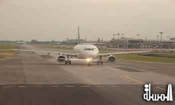 هبوط اضطرارى لطائرة سعودية فى مطار القاهرة بسبب سوء الاحوال الجوية