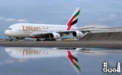 طيران الإمارات تشغل رحلات الإيرباص 