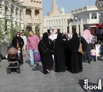 43 %  نمو أعداد السياح الخليجيين القادمين إلى الدوحة