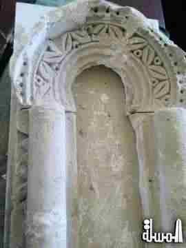 اثار النجف تعثر على شاهد قبر الراهب عبد المسيح بن بقيلة وسط كنيسة عمرها 1700 سنة