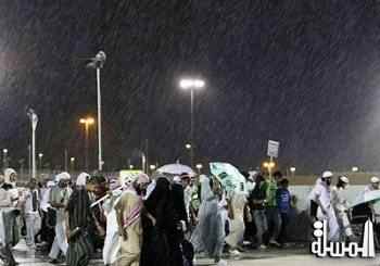 العطار : الأمطار لم تؤثر على مخيمات البعثة المصرية