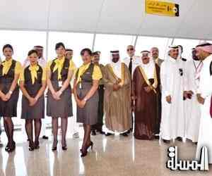 مطار الامير سلطان بن عبدالعزيز بتبوك يستقبل أولى رحلات فلاى دبى