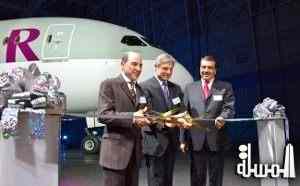 القطرية تتسلم اولى طائراتها من طراز بوينج 787 دريملاينر