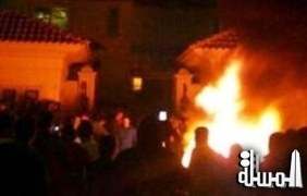 بالفيديو .. اقتحام المقر الرئيسي لجماعة الإخوان بالمقطم وإشعال النار به