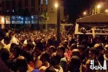 مقتل مجند و5 متظاهرين في الاشتباكات أمام ديوان المحافظة بالسويس