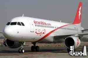 العربية للطيران تتسلم أول طائرة إيرباص ايه 320 مزودة بمقومات 