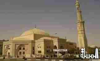 اندلاع النار فى مسجد عمر بن عبد العزيز المقابل لقصر الاتحادية