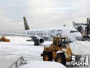 اغلاق مطارات نيويورك واعلان حالة الطوارئ  فى 5 ولايات امريكية بسبب عاصفة نيمو الثلجية