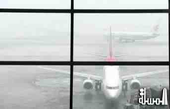 تأجيل رحلات جوية فى مطار بكين بسبب الضباب الدخاني