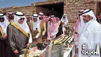 أمير تبوك يفتتح مشروع تهيئة قلعة الملك عبدالعزيز الأثرية بضباء