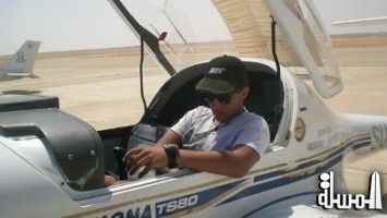 مازن دسوقي أصغر طيران مدنى فى العالم مصرى عمره 16 عام