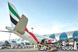 مطار دبى يحتل المرتبة الخامسة عالميا فى الشحن الجوى