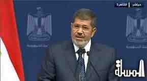 بالفيديو .. خطاب مرسى للشعب عن كشف حساب عام كامل