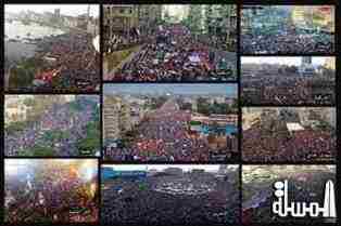 التعبئة والإحصاء : المتظاهرين بميادين مصر لتفويض الجيش 35 مليون مواطن