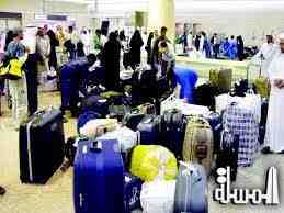 تراجع فترة انتظار الحجاج المغادرين المطارات السعودية
