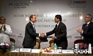 Hilton Worldwide Signs Strategic Partnership Agreement with Christ University India