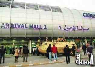 تشديد الإجراءات الأمنية بمطار القاهرة بالتزامن مع مرور 100يوم على فض اعتصامي رابعة والنهضة