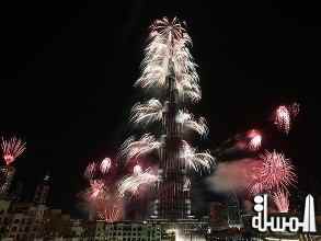 دبي تودع عام 2013 بأكبر احتفالية ألعاب نارية بالعالم