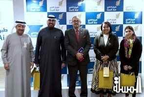 طيران الخليج تتبرع بتذاكر معرض البحرين للطيران 2014 للجمعيات الخيرية