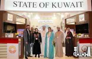 جناح الكويت فى معرض مهرجان فيتور الدولي للسياحة باسبانيا يشهد إقبال كبير