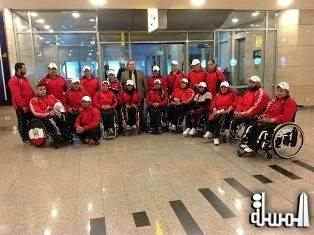 بعثة منتخب مصر للألعاب البارالمبية تغادر الى دبى للمشاركة في بطولة العالم لرفع الأثقال الإمارات