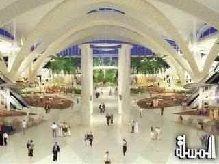 إنجاز الهيكل الخارجي لمبنى مطار أبوظبي الجديد مارس 2015
