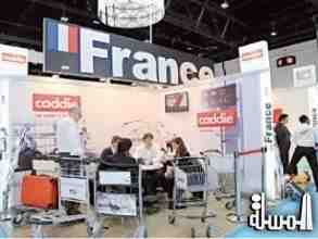 شركات فرنسية تعرض أحدث تكنولوجيا الطيران وأنظمة رفع الطائرات بمعرض دبي