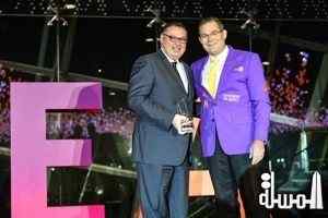 سامح صبحى مدير عام فندق سميراميس إنتركونتيننتال يفوز بجائزة الريادة الاستثنائية