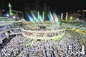 المسجد الحرام يستقبل مليونا مصل لاداء صلاتي العشاء والتراويح ليلة 27