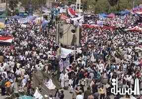 تظاهرات واسعة في صنعاء للمطالبة باسقاط الحكومة في اليمن