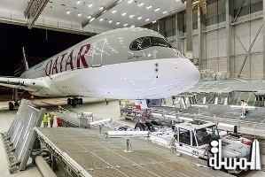 الخطوط الجوية القطرية تستعد لاستلام طائرتها الجديدة إيرباص A350