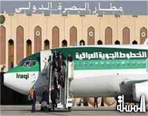 محافظ البصرة و وزير النقل يدشنان خط طيران بغداد – بصرة