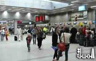 مطار الغردقة يستقبل اليوم 15 ألف سائح على متن 80 رحلة طيران