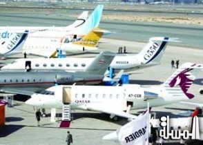 انطلاق فعاليات معرض الشرق الاوسط للطيران الخاص بدبى غدا