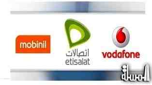 شبكات المحمول  المصرية تفقد اكثر من 1.08 مليون اشتراك في 2014