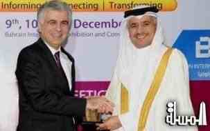 طيران الخليج تحصد جائزة أفضل تطبيق تقني إلكتروني فى 2014