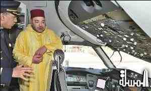 الملك محمد السادس يترأس مراسم استلام طائرة الخطوط الملكية المغربية بوينغ 787 دريملاينر