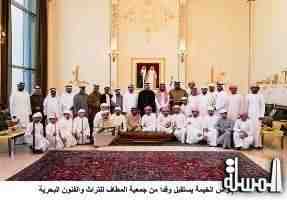 RAK Ruler receives Al Mataf Heritage and Marine Folklore Society delegation