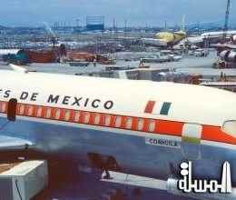 شركة الطيران المكسيكية (أيرومكسيكو) تسجل نمو  8.3 % خلال الربع الأخير من العام الماضى