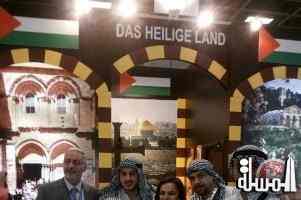 جناح فلسطين فى معرض بورصة السياحة ببرلين استقبل 175 الف زائر