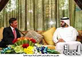 Maktoum bin Mohammed receives CEO of Marriott International
